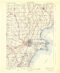 Mt Clemens 1929 topographic map thumbnail