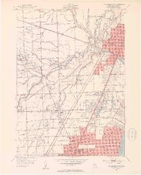 Mt Clemens West 1952 topographic map thumbnail