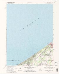 New Buffalo West 1970 topographic map thumbnail