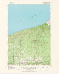 North Ironwood 1956 topographic map thumbnail
