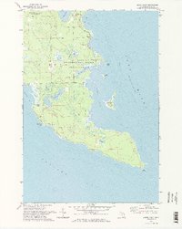 North Point 1971 topographic map thumbnail