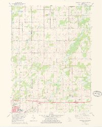 Northeast Albion 1981 topographic map thumbnail