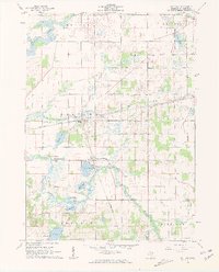 Nottawa 1961 topographic map thumbnail