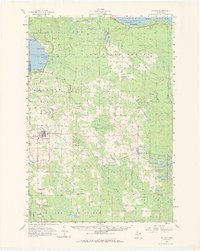 Onaway 1957 topographic map thumbnail