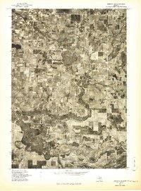 Onekama SE 1976 topographic map thumbnail