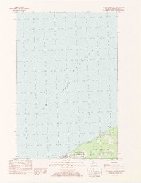 Ontonagon North 1982 topographic map thumbnail
