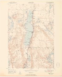 Otsego Lake 1951 topographic map thumbnail