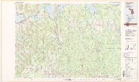Petoskey 1982 topographic map thumbnail