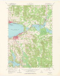 Petoskey 1958 topographic map thumbnail