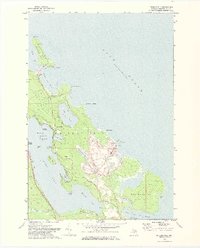 Presque Isle 1971 topographic map thumbnail