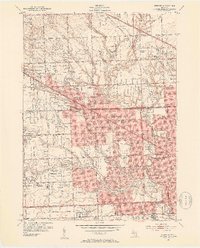 Redford 1952 topographic map thumbnail