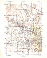 Redford 1942 topographic map thumbnail