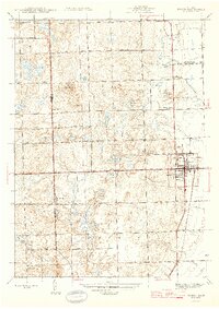 Romeo 1945 topographic map thumbnail