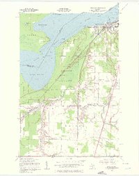 Shallows 1951 topographic map preview