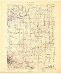 South Lyon 1906 topographic map thumbnail