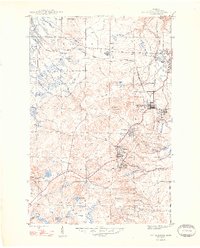 South Range 1948 topographic map thumbnail