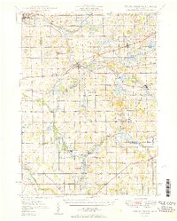 Spring Arbor 1949 topographic map preview