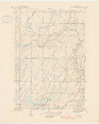 Sunset Lake 1946 topographic map thumbnail