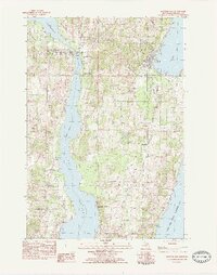 Suttons Bay 1983 topographic map thumbnail