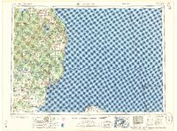 Tawas City 1958 topographic map thumbnail