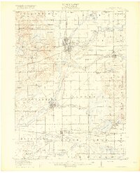 Three Rivers 1916 topographic map thumbnail