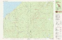 Tiebel Creek 1980 topographic map thumbnail