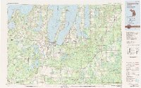 Traverse City 1983 topographic map thumbnail