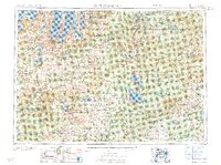 Traverse City 1958 topographic map thumbnail