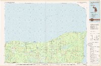 Two Hearted River 1985 topographic map thumbnail