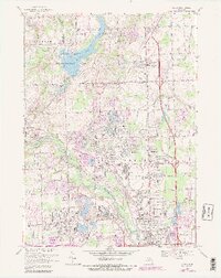 Utica 1968 topographic map thumbnail