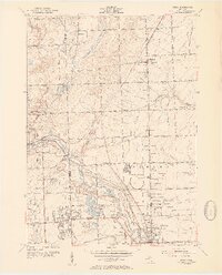 Utica 1952 topographic map thumbnail
