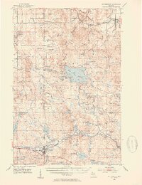 Watersmeet 1952 topographic map thumbnail