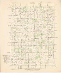 Wayne Co Airport 1936 topographic map thumbnail