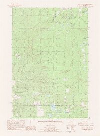 Winona South 1982 topographic map thumbnail