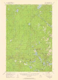 Witch Lake 1955 topographic map thumbnail