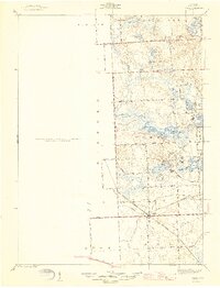 Wixom 1945 topographic map thumbnail