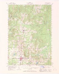 Gaylord 1954 topographic map thumbnail