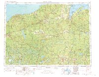 Iron River 1958 topographic map thumbnail