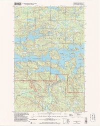 Ash River NE 1999 topographic map thumbnail