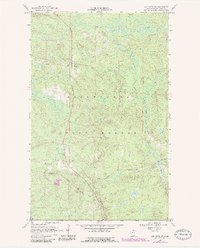 Ash River SW 1968 topographic map thumbnail