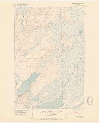 Babbitt SE 1952 topographic map thumbnail