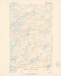 Babbitt SW 1951 topographic map thumbnail