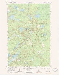 Balsam 1970 topographic map thumbnail