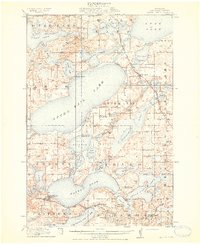 Battle Lake 1914 topographic map thumbnail
