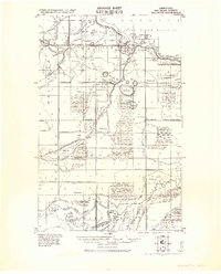 Baudette 1921 topographic map thumbnail