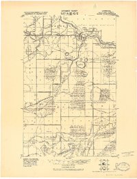 Baudette 1921 topographic map thumbnail
