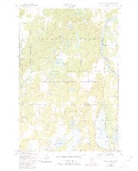 Belle Prairie NW 1956 topographic map thumbnail