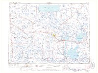 Bemidji 1954 topographic map thumbnail