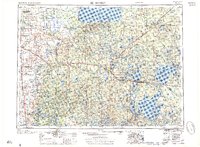 Bemidji 1957 topographic map thumbnail