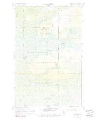 Birchdale SW 1968 topographic map thumbnail